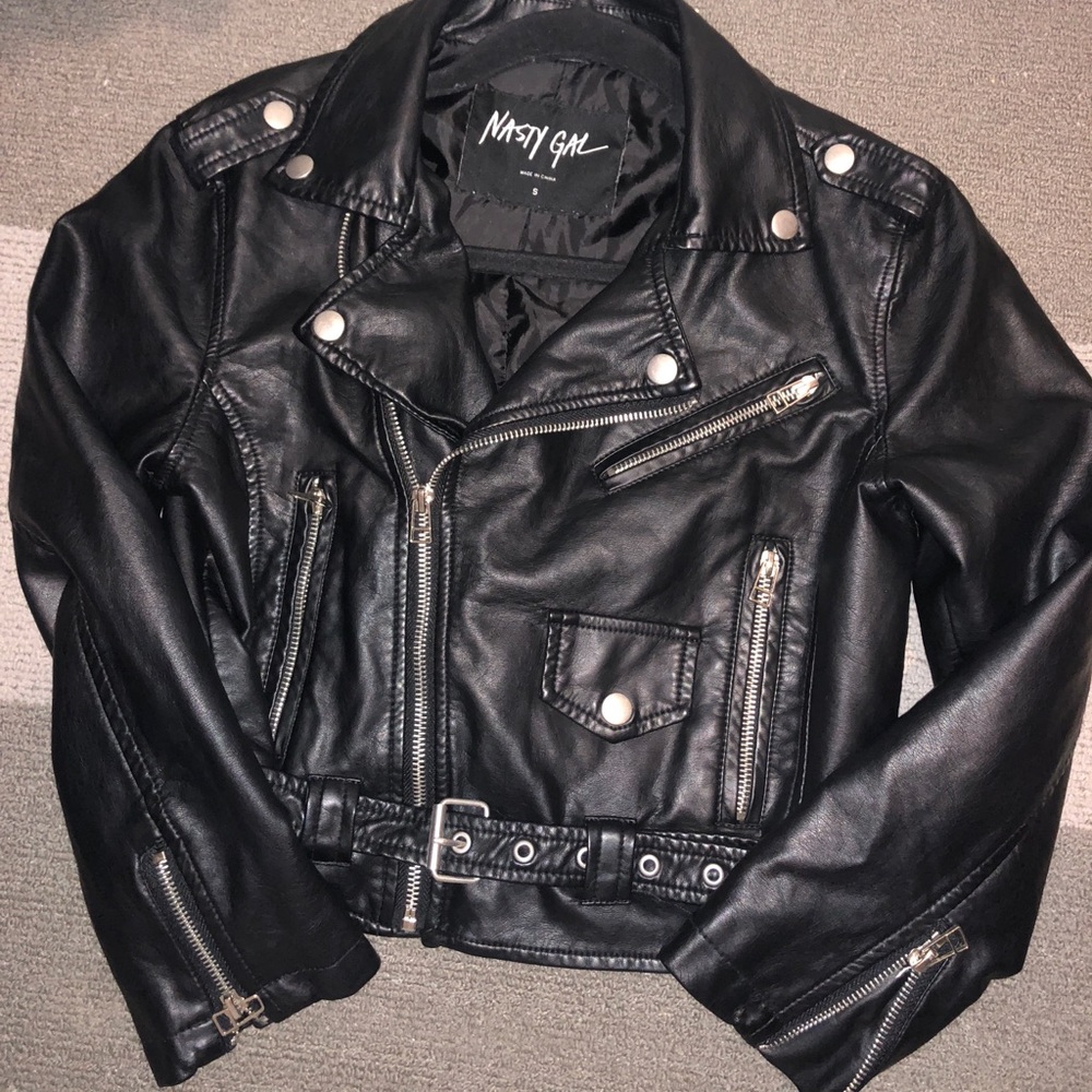 Nasty Gal leather jacket